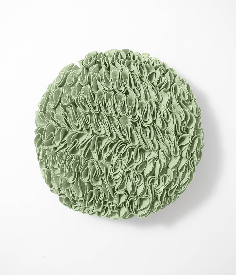 Folhos Round Cushion