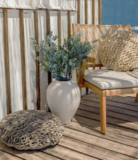 Folhos Round Cushion