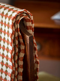 merino-wool-blanket-azulejo-throw-squares-bronze-terracota-detail