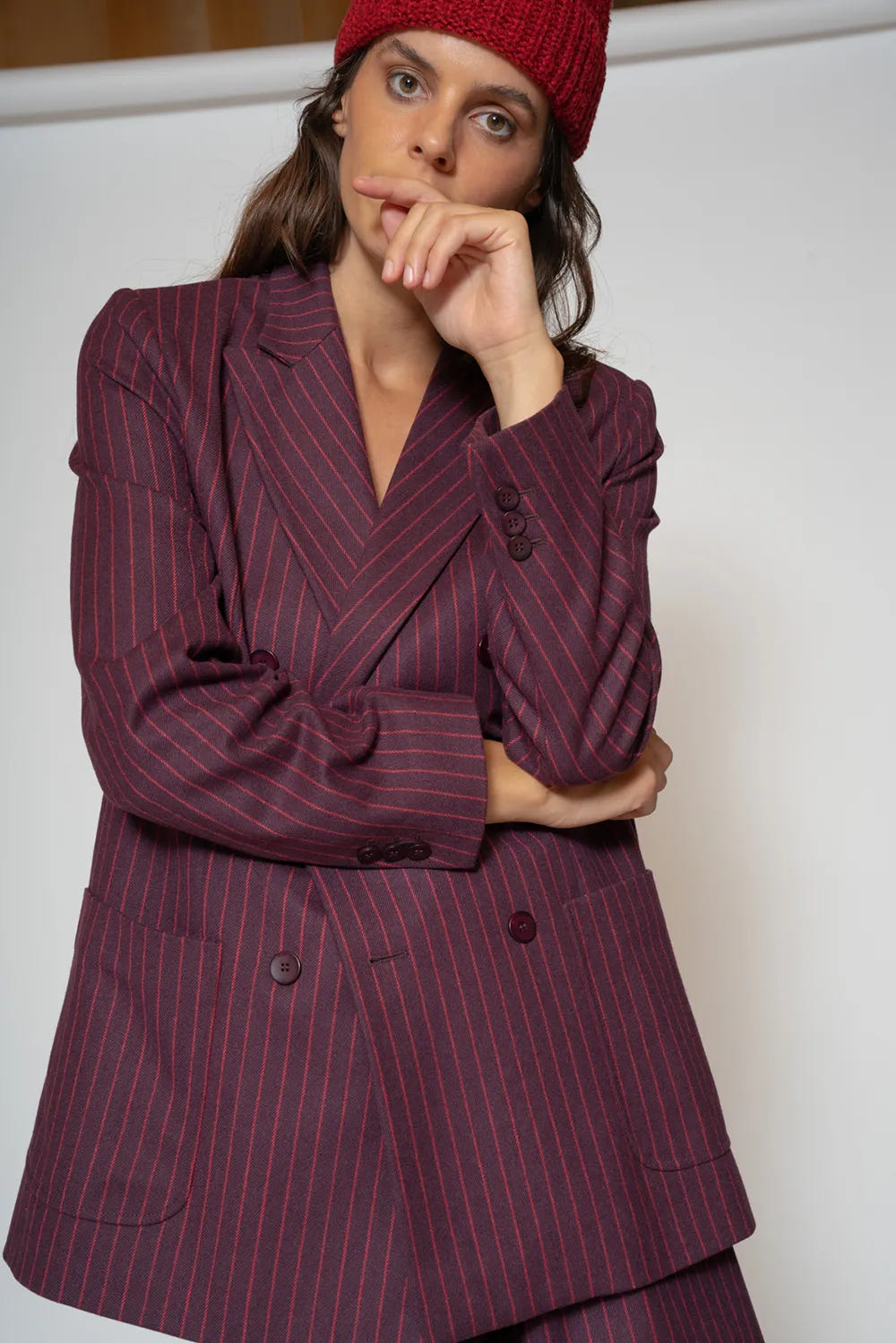 Blazer Risca de Giz