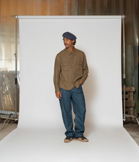 Calças Direitas Denim