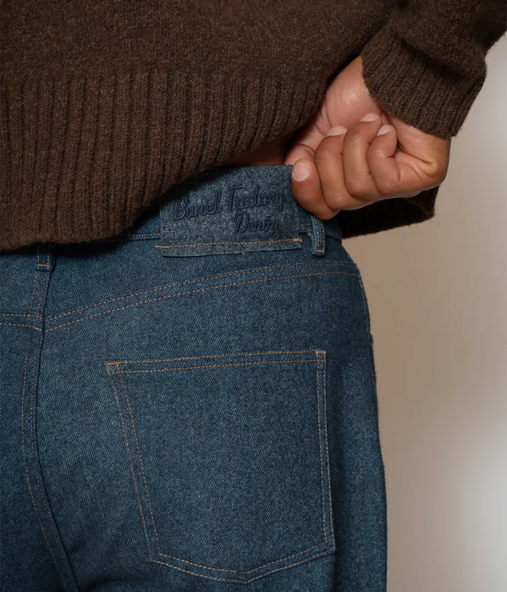 Calças Direitas Denim