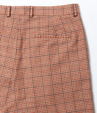 Wide Pied-de-Poule Trousers
