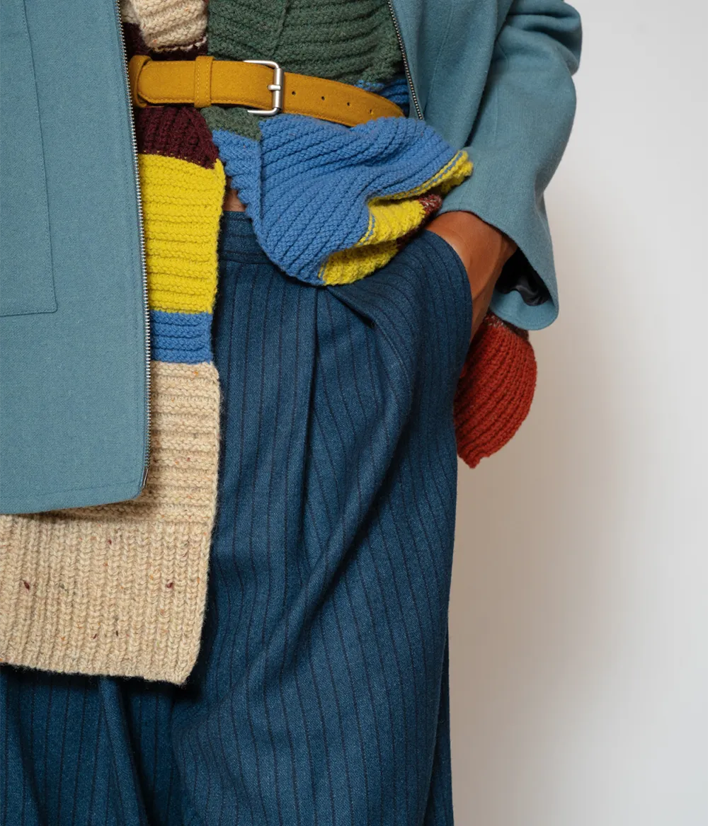 Pantalones vaqueros a rayas