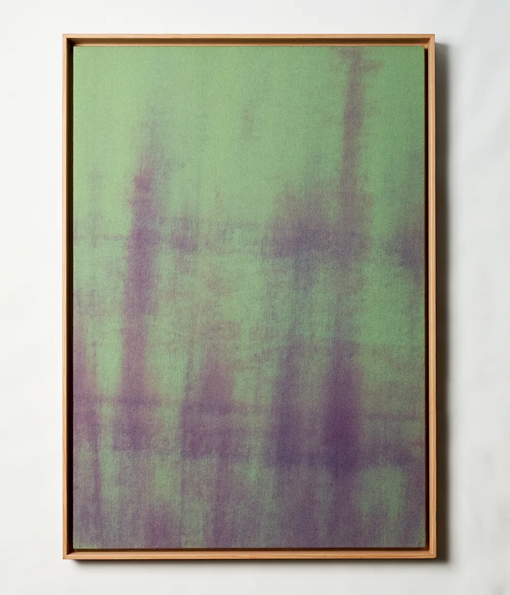 Panel Abstracto Verde